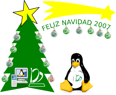 postal feliz navidad